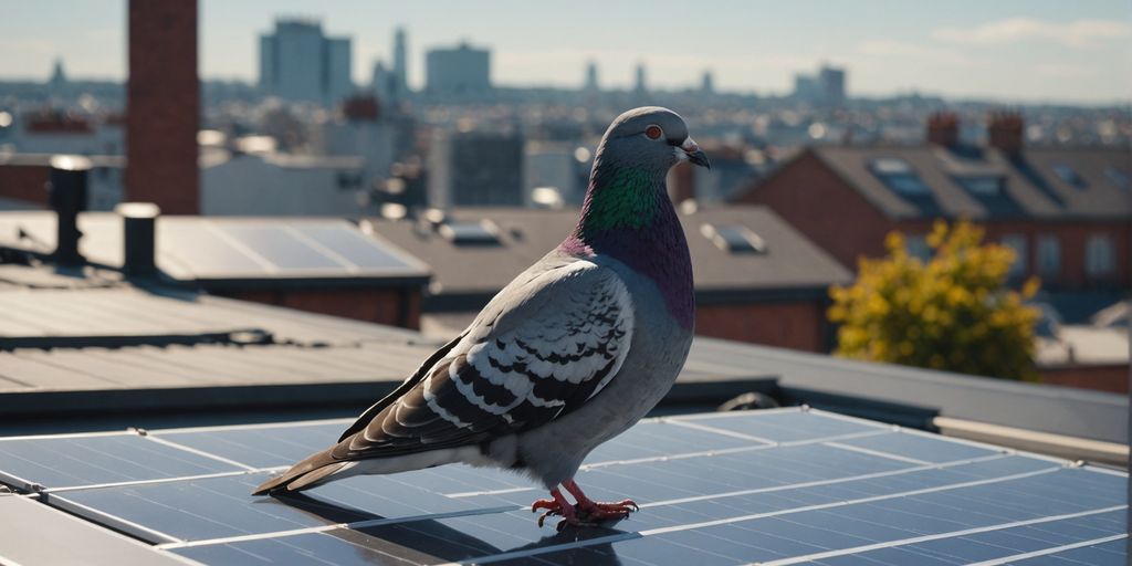 Read more about the article Pigeon Guard For Solar Panels